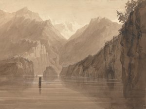 ノルウェーの湖 作： Francis Danby