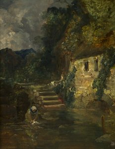 ティンターン近くの製粉所 1824-26年頃（パネルに油彩、マホガニー 作： Francis Danby