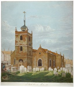セントポール教会、シャドウェル、ロンドン、c1810