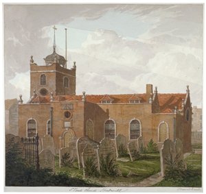 セントポール教会、シャドウェル、ロンドン、c1810