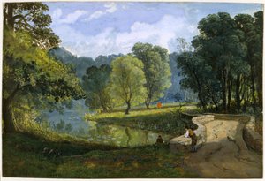 The Frome at Stapleton, c.1823 （水彩・ボディカラー・紙 作： Francis Danby