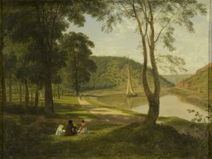 エイボン・ゴージの眺め 作： Francis Danby