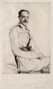 ジョン・エドワード・クーパー少将 作： Francis Dodd