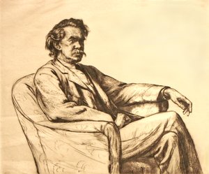 男の肖像 作： Francis Dodd