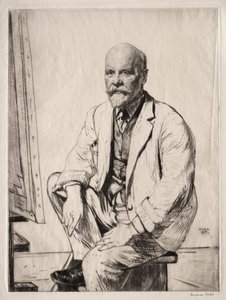 サー・ジョージ・クラウセン 作： Francis Dodd