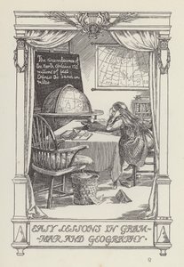子供のためのもう一冊の詩集：文法と地理のやさしいレッスン (リトグラフ) 作： Francis Donkin Bedford