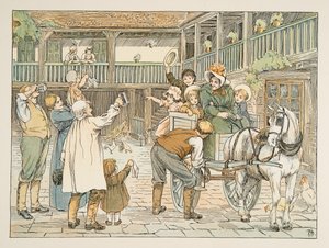 The Ostler, from Four and Twenty Toilers, pub.1900年（カラーリトグラフ）
