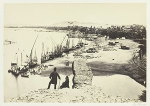 アスワン、1857年。 作： Francis Frith