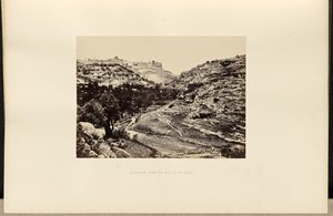 エルサレム、エンローゲルの井戸から 作： Francis Frith