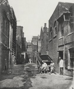 ランベスのロウアーフォアストリート、1860年頃 作： Francis Frith