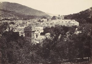 Nablous、古代シェケム、1857 年。 作： Francis Frith