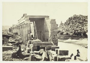 コロネード、フィラエ島、1857年。
