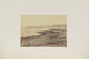 死海の北岸 作： Francis Frith