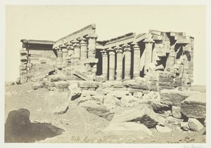 マハラカ神殿、ヌビア、1857年。