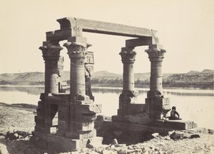 カーデシアン・コンス、ヌビア、1857年。 作： Francis Frith