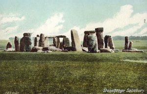 ストーンヘンジ、ウィルトシャー（カラー写真） 作： Francis G. O. Stuart