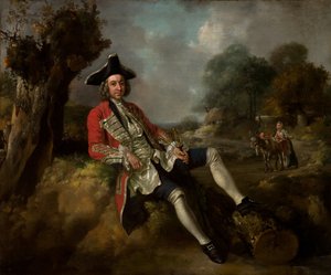 紳士の肖像 1750年頃 油彩・カンヴァス 作： フランシス & ゲインズボロー・トーマス (1727-88) ヘイマン