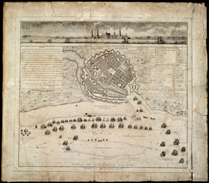 1801年4月2日、コペンハーゲンの戦い 作： Francis Gibson
