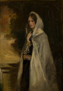 ウルスラ・ブリッジマンの肖像、ロンデスボロー夫人（1823-1883）、1843-78年頃（船上油彩）