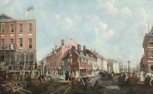 Tontine Coffee House、1797年頃（リネンに油彩） 作： Francis Guy
