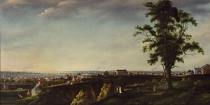 チャペルヒル、1803年頃からのボルチモアの眺め 作： Francis Guy