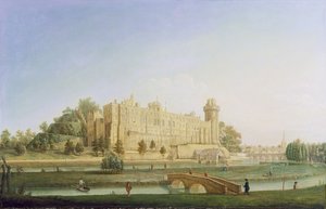ウォーリック城、1764年 作： Francis Harding