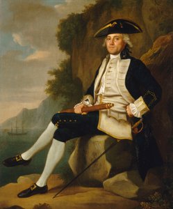 サー・エドワード・ヴァーノン大尉（1723-1794）、18世紀半ば（油彩・キャンバス） 作： Francis Hayman
