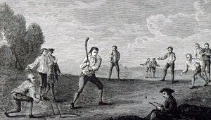 フランシス・ヘイマン（1708-1776）の絵にちなんだクリケット。 作： Francis Hayman