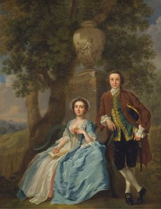 Jorge e Margaret Rogers 作： Francis Hayman