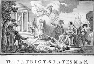愛国者政治家、1740 作： Francis Hayman