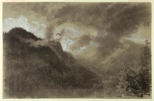 ニューハンプシャー州エコー湖 作： Francis Hopkinson Smith