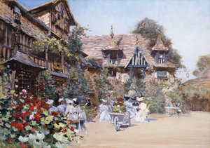 ランチョンアットザイン、1881 作： Francis Hopkinson Smith