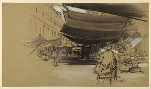 果物市場の日よけ 作： Francis Hopkinson Smith