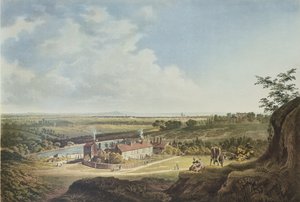 1804年にロンドンに向かっているハムステッドヒースのビュー 作： Francis James Sarjent
