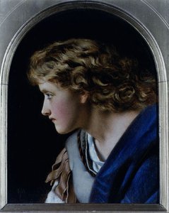 少女の頭 作： Francis John Wyburd