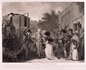 国王ジョージ 3 世に対する暗殺未遂、1786 年 作： Francis Jukes