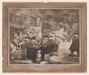 濡れたパーソンズ、1785年、1785年 作： Francis Jukes