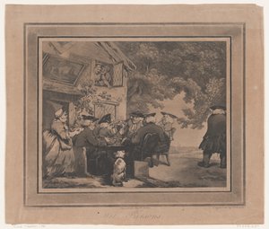 濡れたパーソンズ、1785年、1785年 作： Francis Jukes