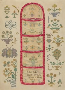 針仕事の絵 作： Francis Law Durand