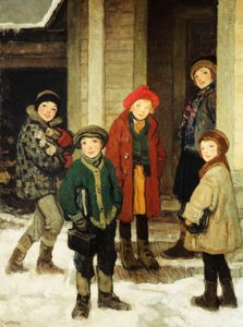 学校の家のドア 作： Francis Luis Mora