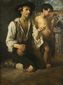 スペイン語Mendicants、1896 作： Francis Luis Mora