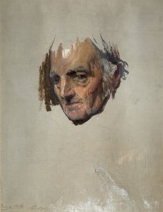 老人の頭、1871年。 作： Francis Montague Holl