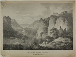 チロルの城、メランの近く 作： Francis Nicholson