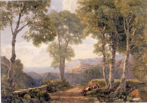 風景（織り紙にトイレ） 作： Francis Oliver Finch