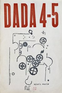 ピカビア（1879-1953）による「ダダ4-5」第2表紙、文芸作品集、1917年7月。 作： Francis Picabia
