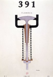 ピカビア（1879-1953）の "391 "の表紙。
