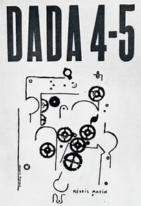 フランシス・ピカビア（1879-1953）がデザインした雑誌『ダダ4-5』の表紙（チューリッヒ 作： Francis Picabia
