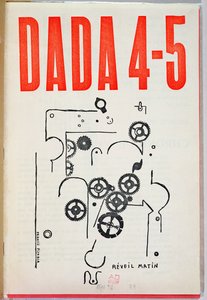 ダダ4-5」、雑誌の表紙（カラーリトグラフ） 作： Francis Picabia