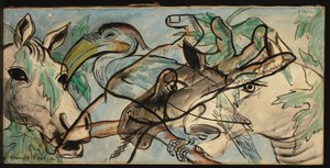 シリル、1929-30年頃（キャンバスに油彩） 作： Francis Picabia