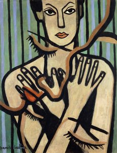10本の指；Les dix Doigts 1929-1931年頃（油彩、パネル） 作： Francis Picabia